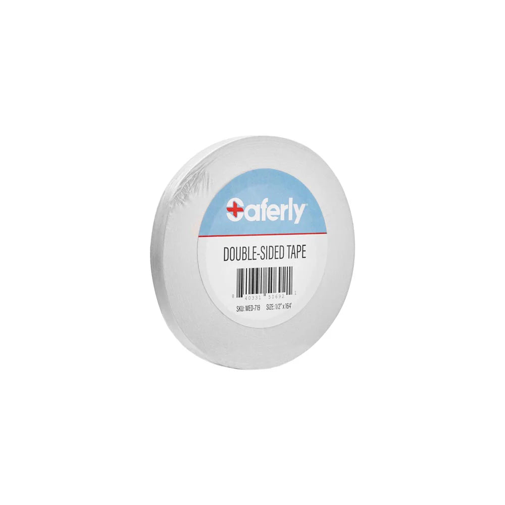 SAFERLY DOUBLE-SIDED INK CAP TAPE — PICK SIZE — PRICE PER ROLL