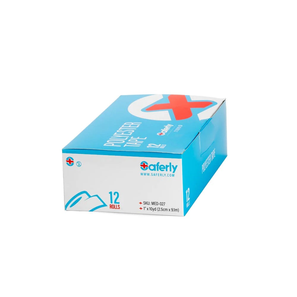 SAFERLY POLYESTER TAPE — CASE OF 12