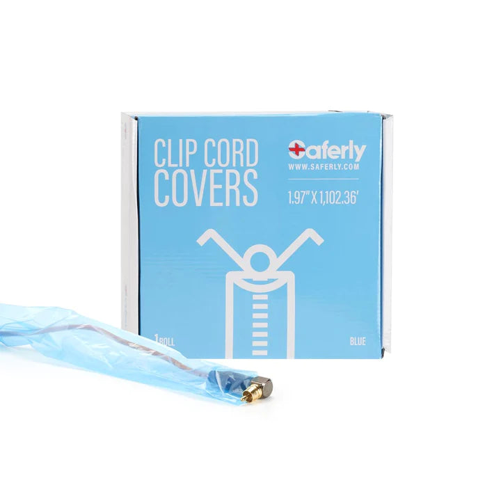 SAFERLY CLIP CORD SLEEVE (BLUE) — CUT-TO-LENGTH ROLL