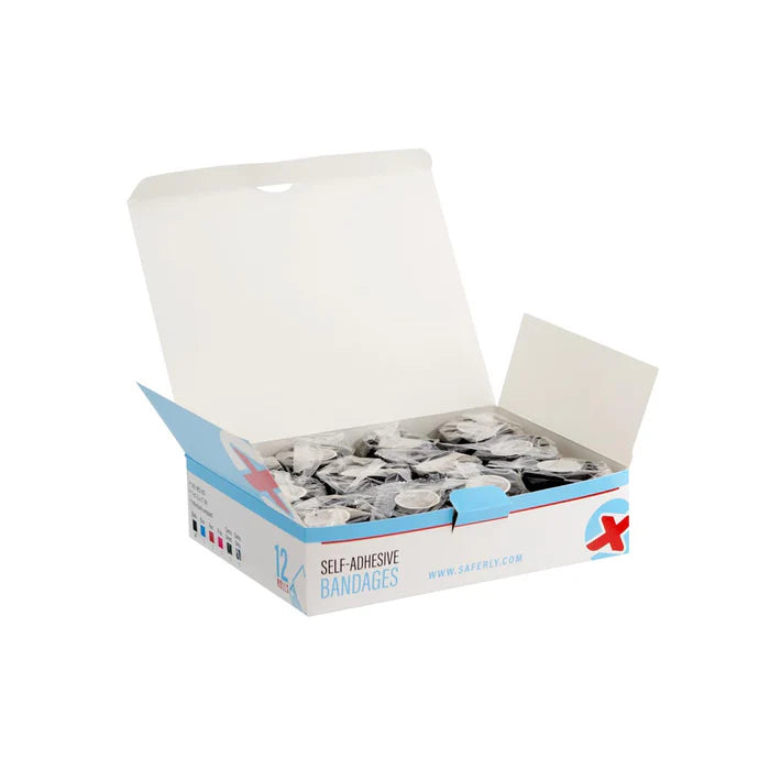 SAFERLY 2" COHESIVE WRAP — BOX OF 12