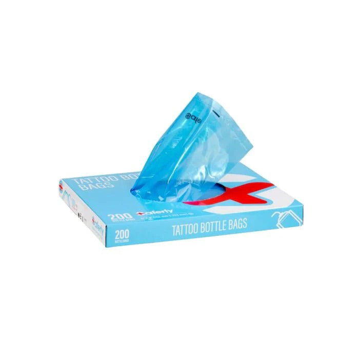 SAFERLY SPRAY BOTTLE BAGS - 6" X 8" - 200/BX
