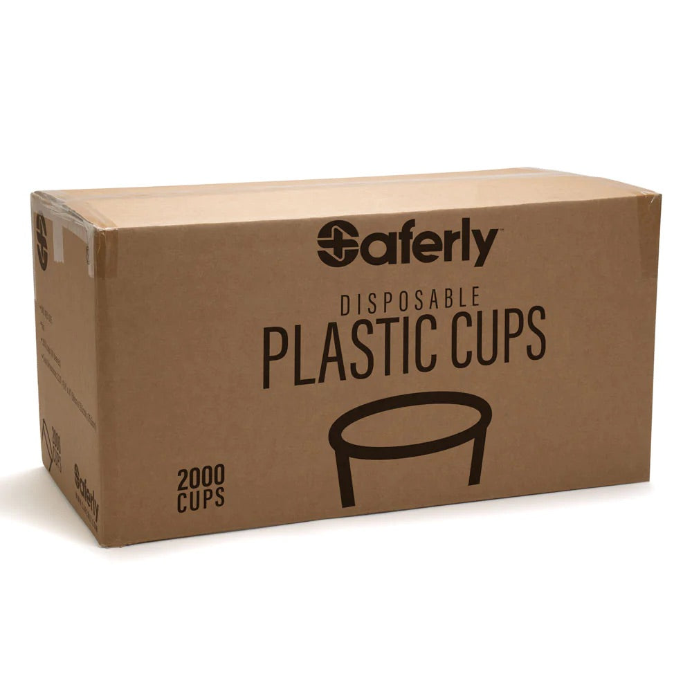 SAFERLY DISPOSABLE PLASTIC RINSE CUPS – PICK SIZE