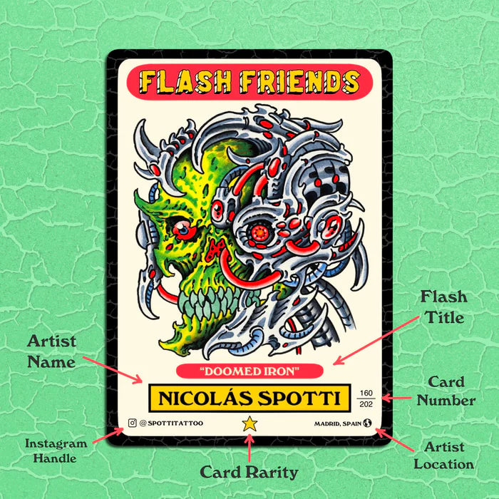 Flash Friends - Set 3: Tattoo Flash Trading Cards