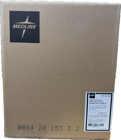 MEDLINE STRETCHER DRAPE SHEETS-40"X90"