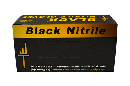 Black Nitrile Medical Grade Gloves