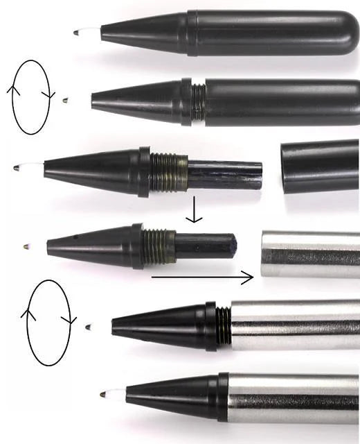 SAFERLY MINI SURGICAL SKIN MARKERS — STERILIZED AND INTERCHANGEABLE — BOX OF 30