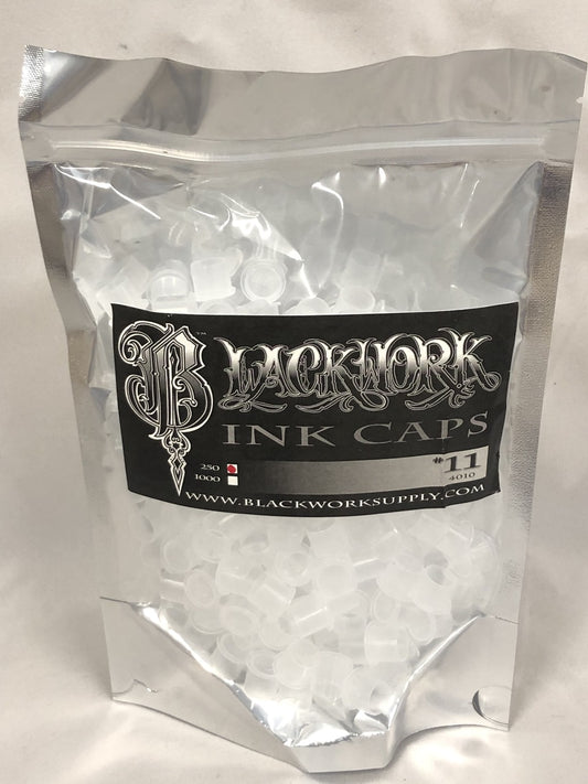Blackwork Stable Base Ink Caps 250ct Travel Bag